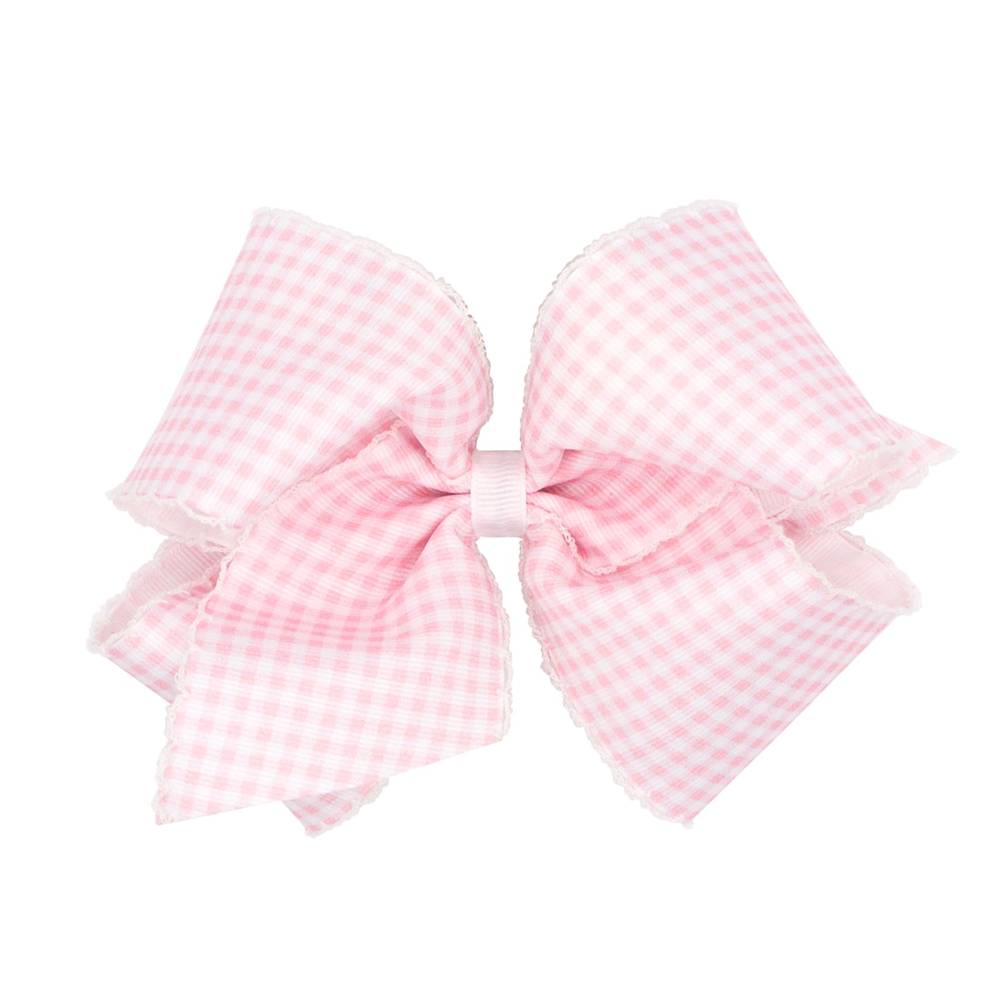 King Gingham Moonstitch Bow