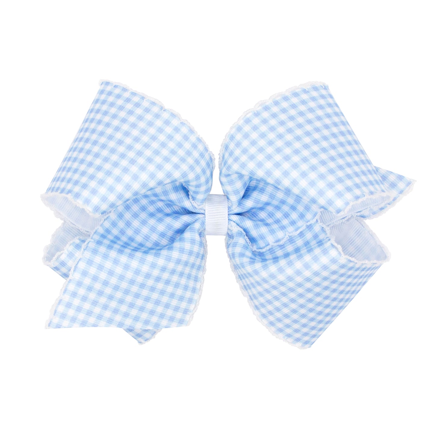 King Gingham Moonstitch Bow