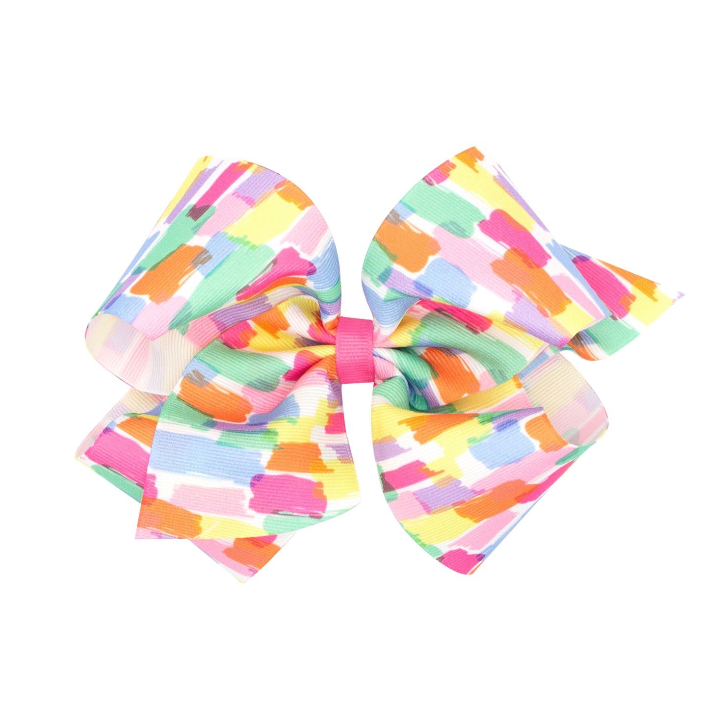 King Birthday Girl Bright Brush Bow