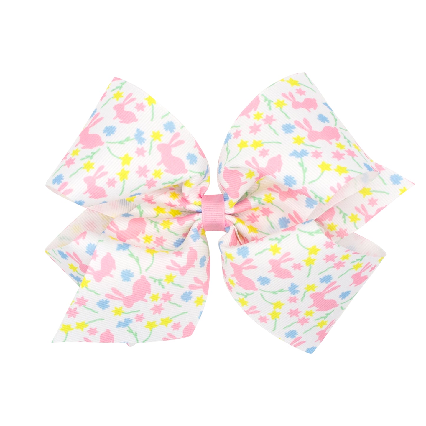 King Grossgrain Easter Bow - Flowers