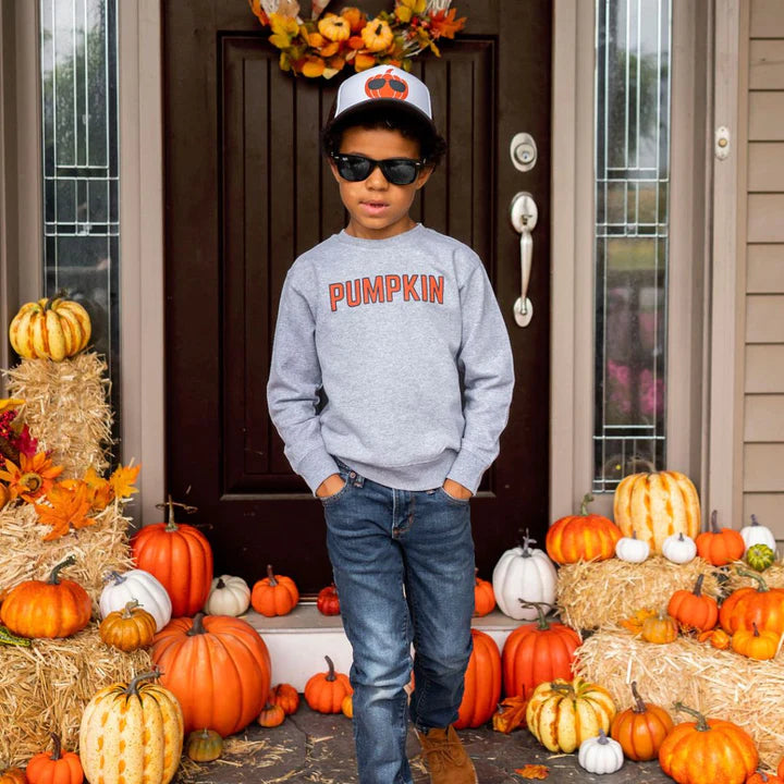 SWEATSHIRT - GRAY PUMPKIN