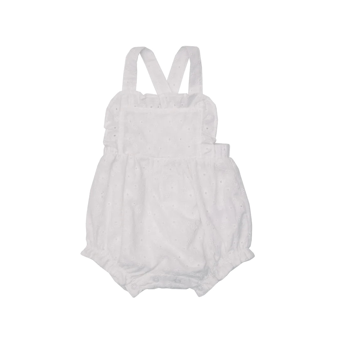 Oxford Bubble - White Eyelet