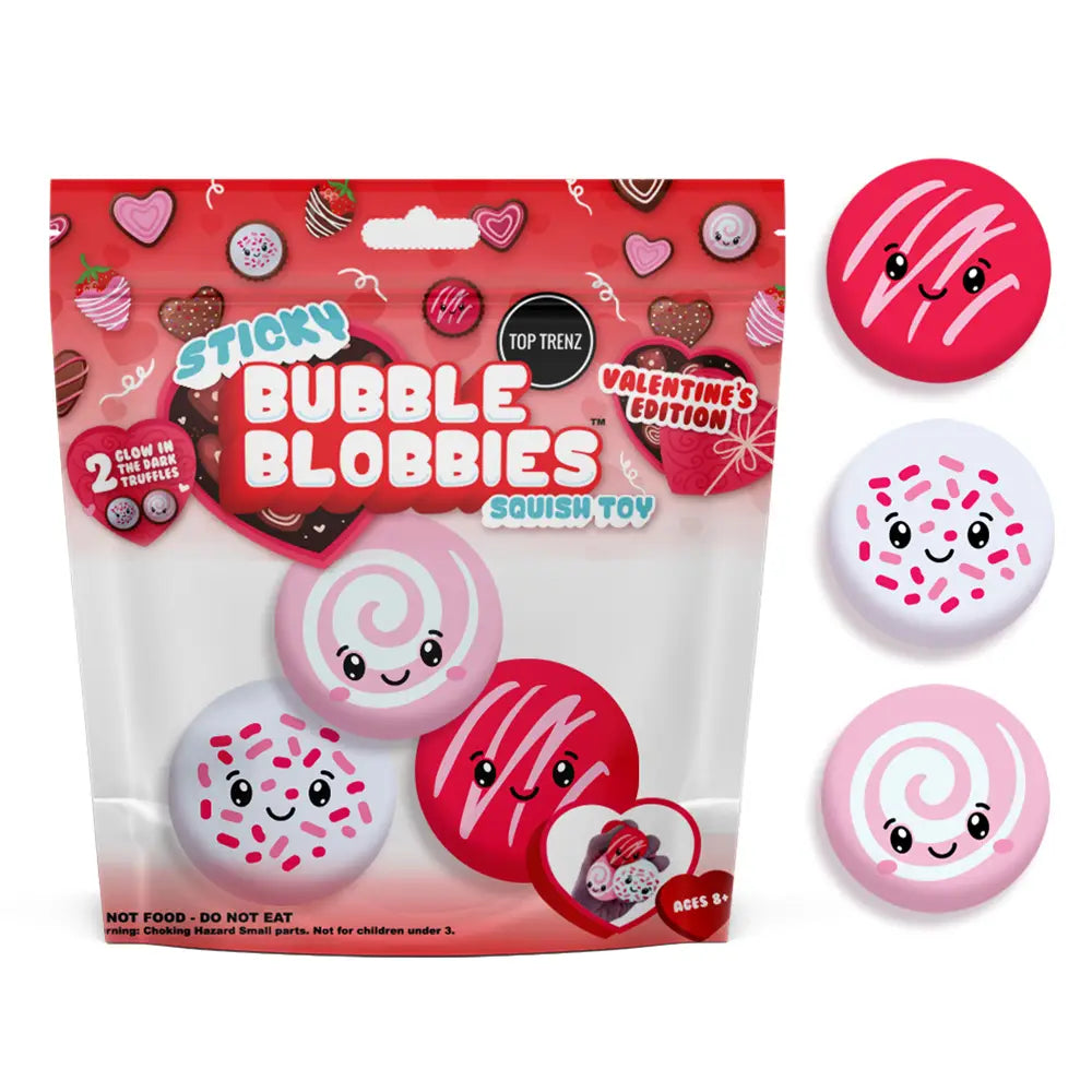 Sticky Bubble Blobbies Valentines Day Edition