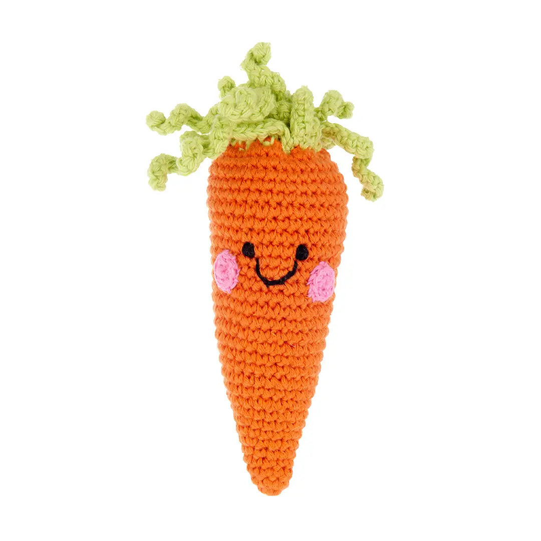 Friendly Carrot Rattle