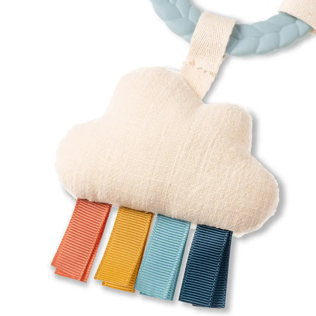 Bitzy Busy Ring™ Teething Activity Toy Cloud