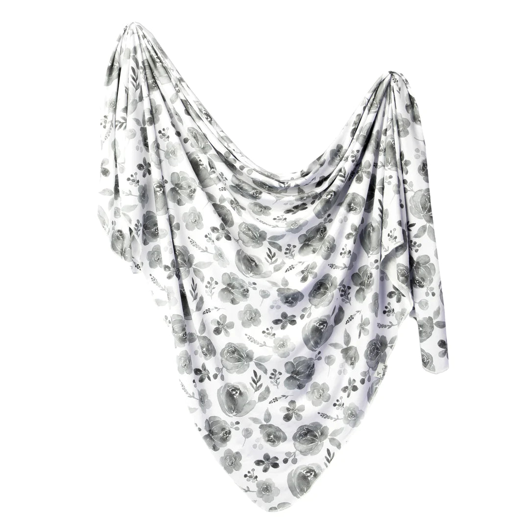 KNIT SWADDLE BLANKET - ROWAN