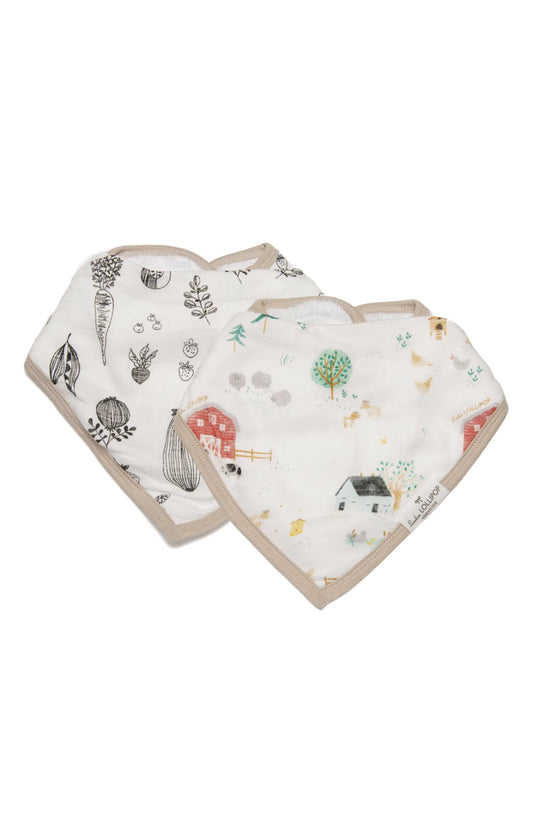 Bandana Bib Set - Farm Animals