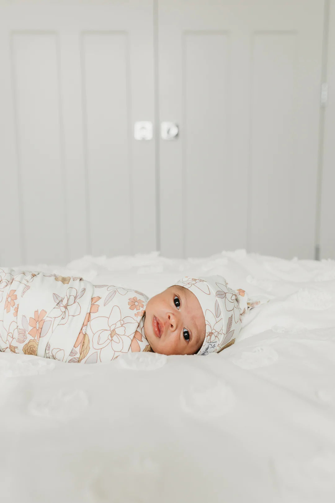 KNIT SWADDLE BLANKET- FERRA