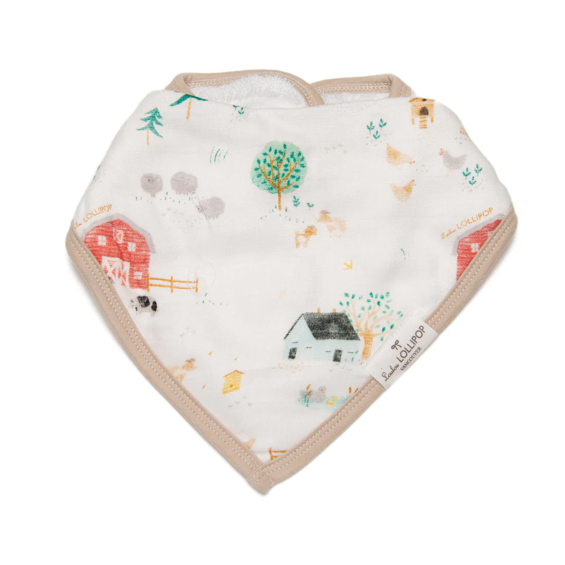 Bandana Bib Set - Farm Animals