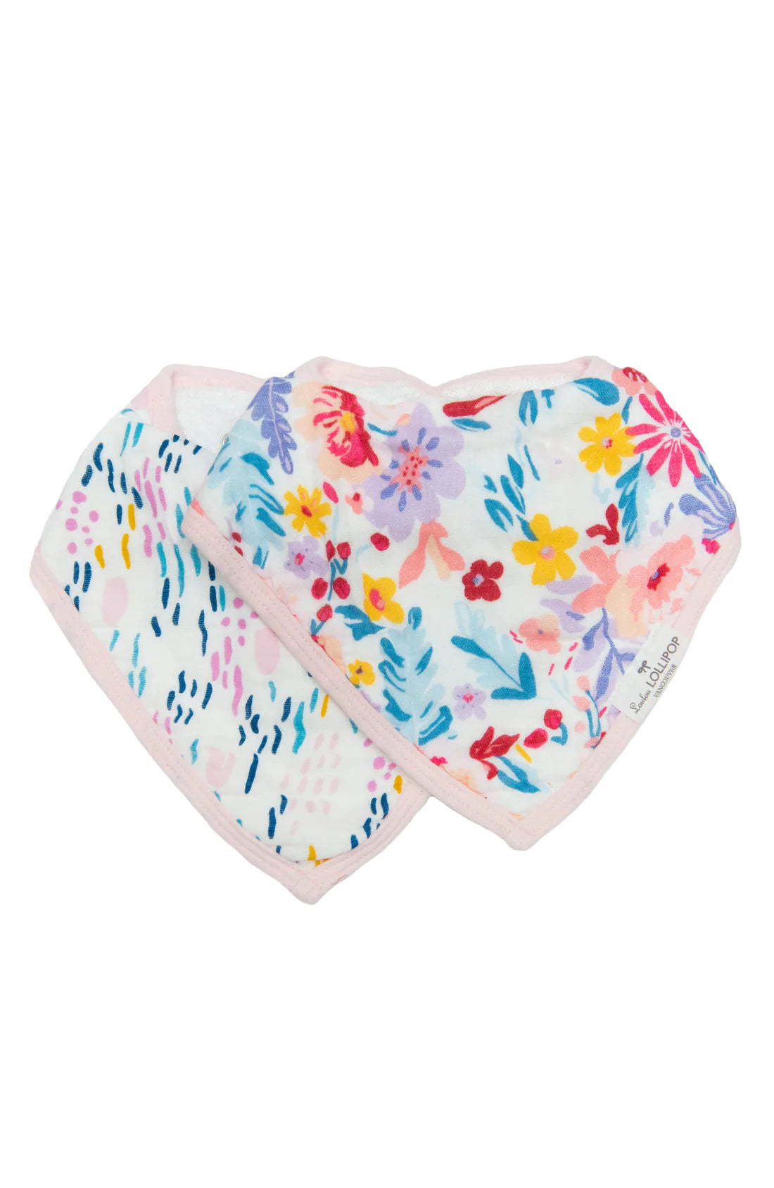 Bandana Bib Set - Light Field Floral