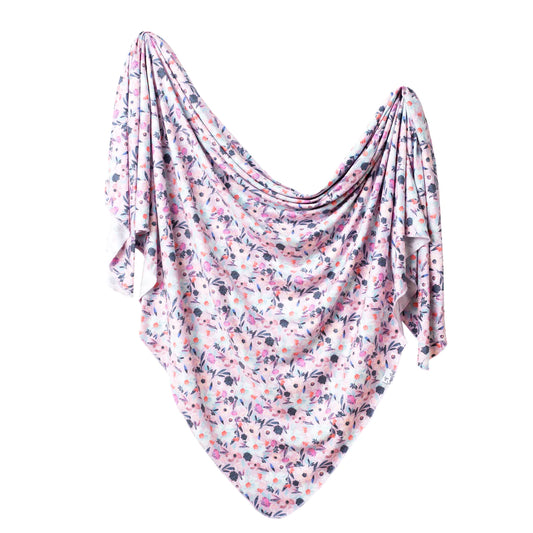 KNIT SWADDLE BLANKET - MORGAN