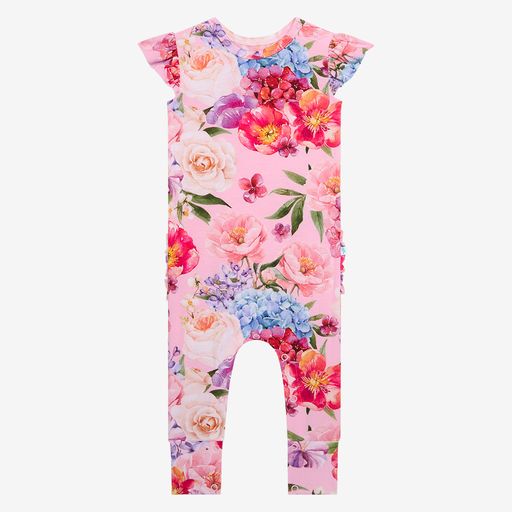 Ruffled Cap Sleeve Romper - Brisa