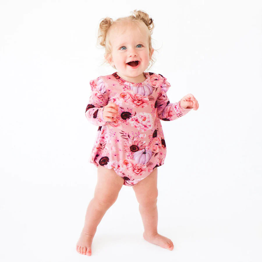 RUFFLED BUBBLE ROMPER - LILIANA