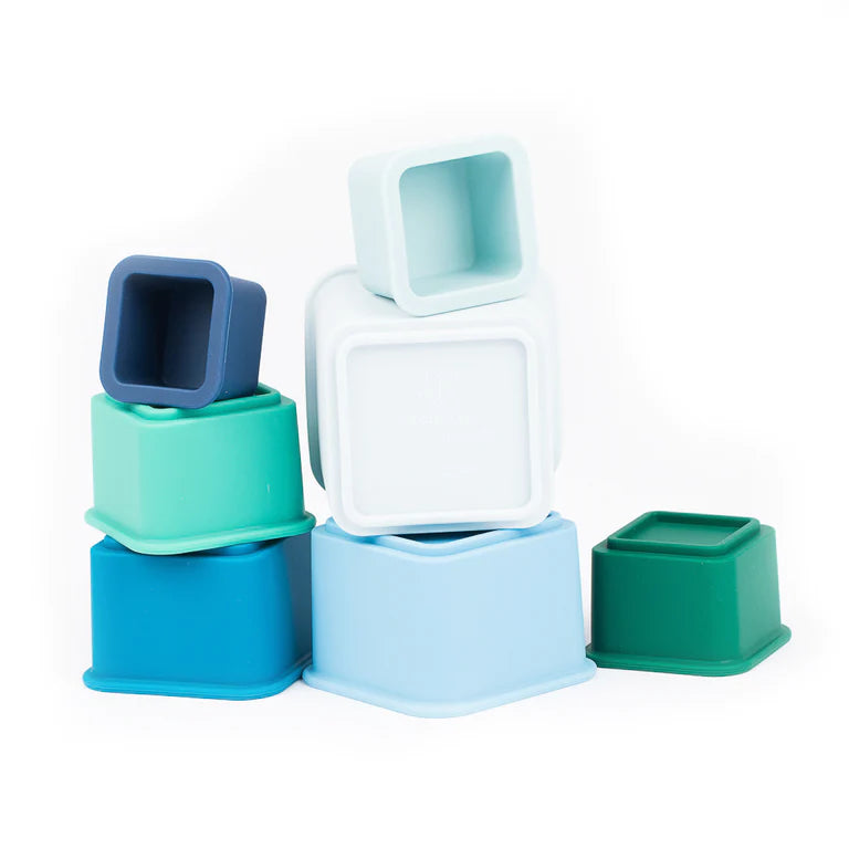 COOL BLUE HAPPY STACKS