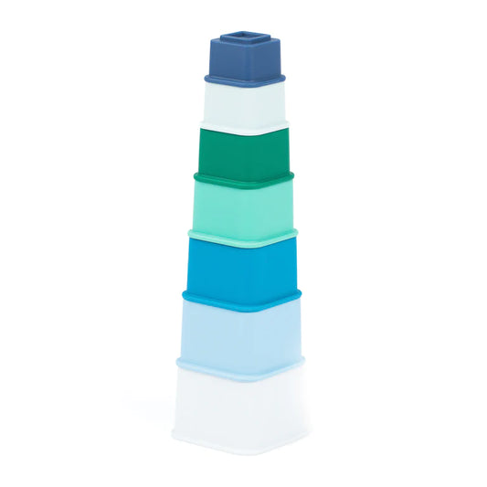 COOL BLUE HAPPY STACKS