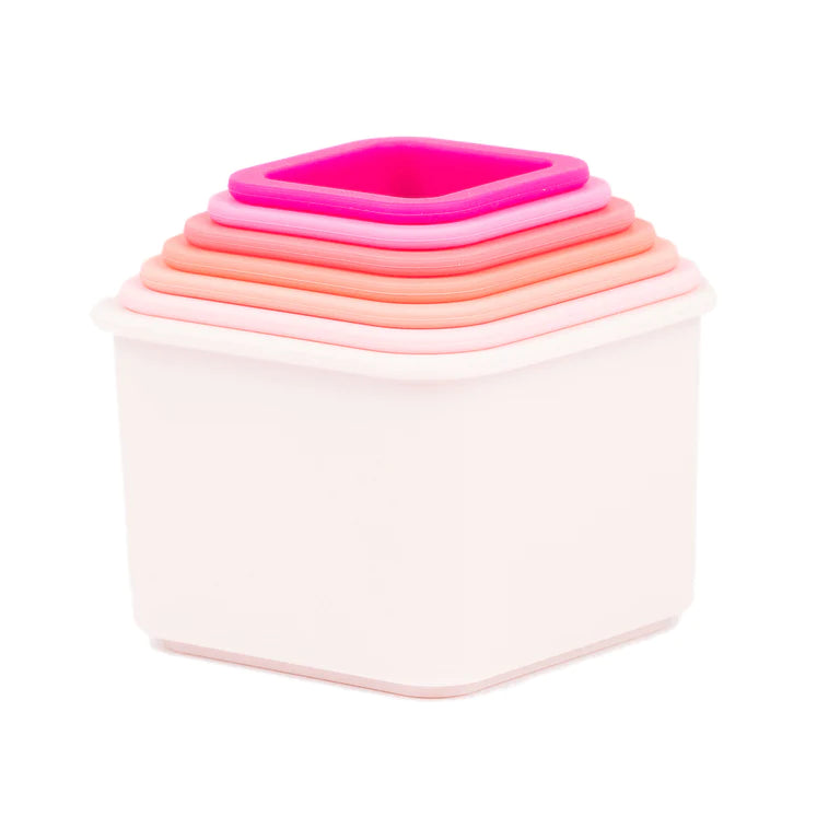 JEWELED PINK HAPPY STACKS