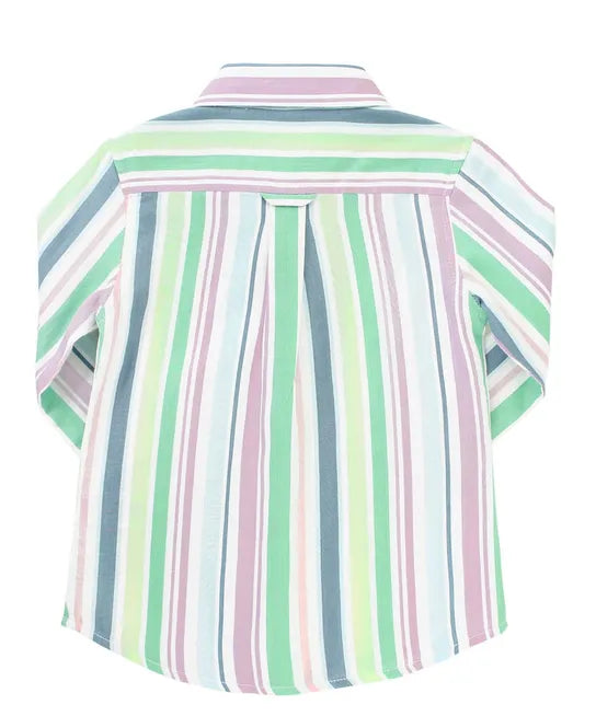 Charmed Long Sleeve Stripe Button Down Shirt