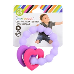 Silicone Central Park Teether - heart