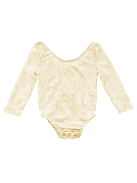 Lana Lace Leotard - Cream