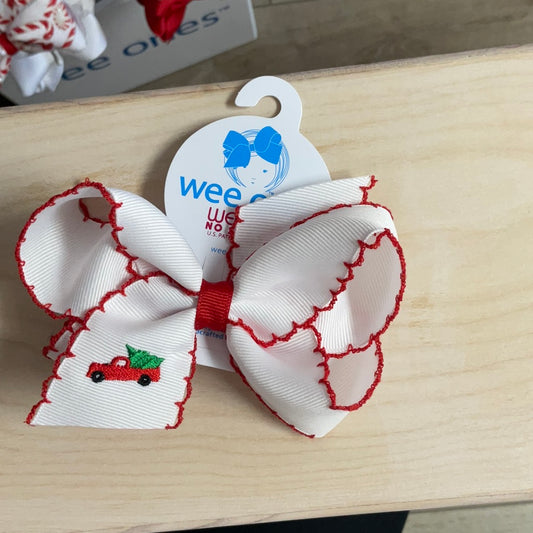 BOW MED CHRISTMAS EMB TRUCK