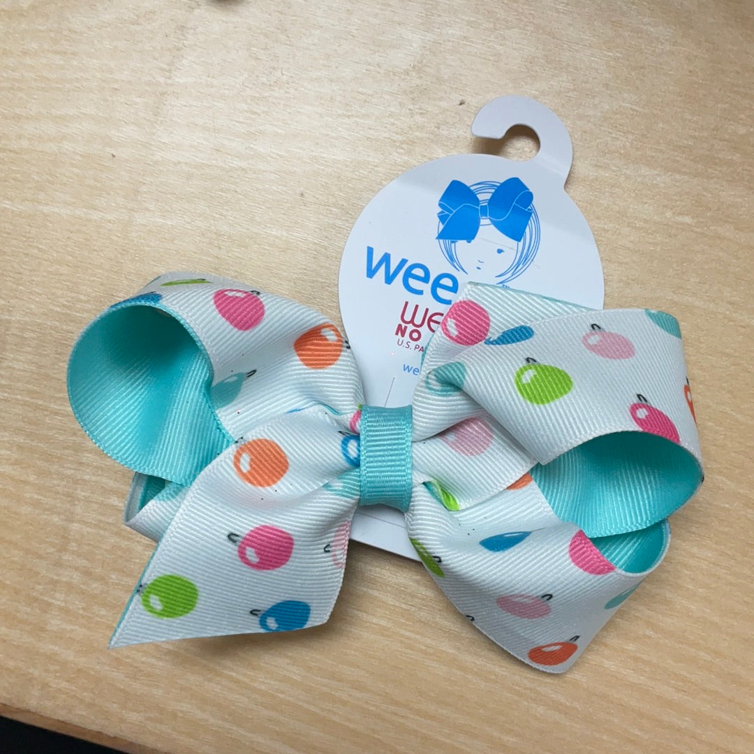 BOW MED CHRISTMAS PINK ORNAMENT