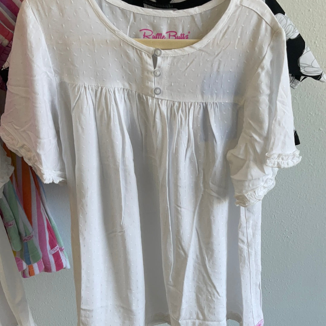 SWIM - WHITE DOTTED TWIRL COVER-UP