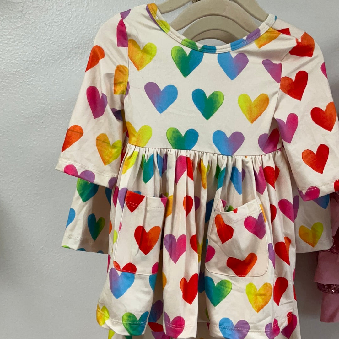 lotta love pocket twirl - multi hearts