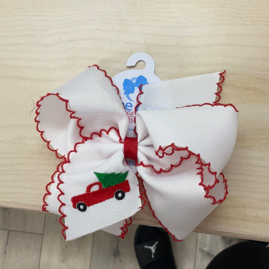BOW KING CHRISTMAS EMB TRUCK