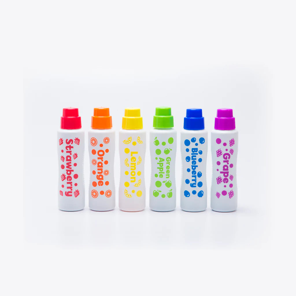 Juicy Fruits Scented 6 Pack Dot Markers