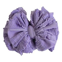 RUFFLED HEADBAND - ORCHID