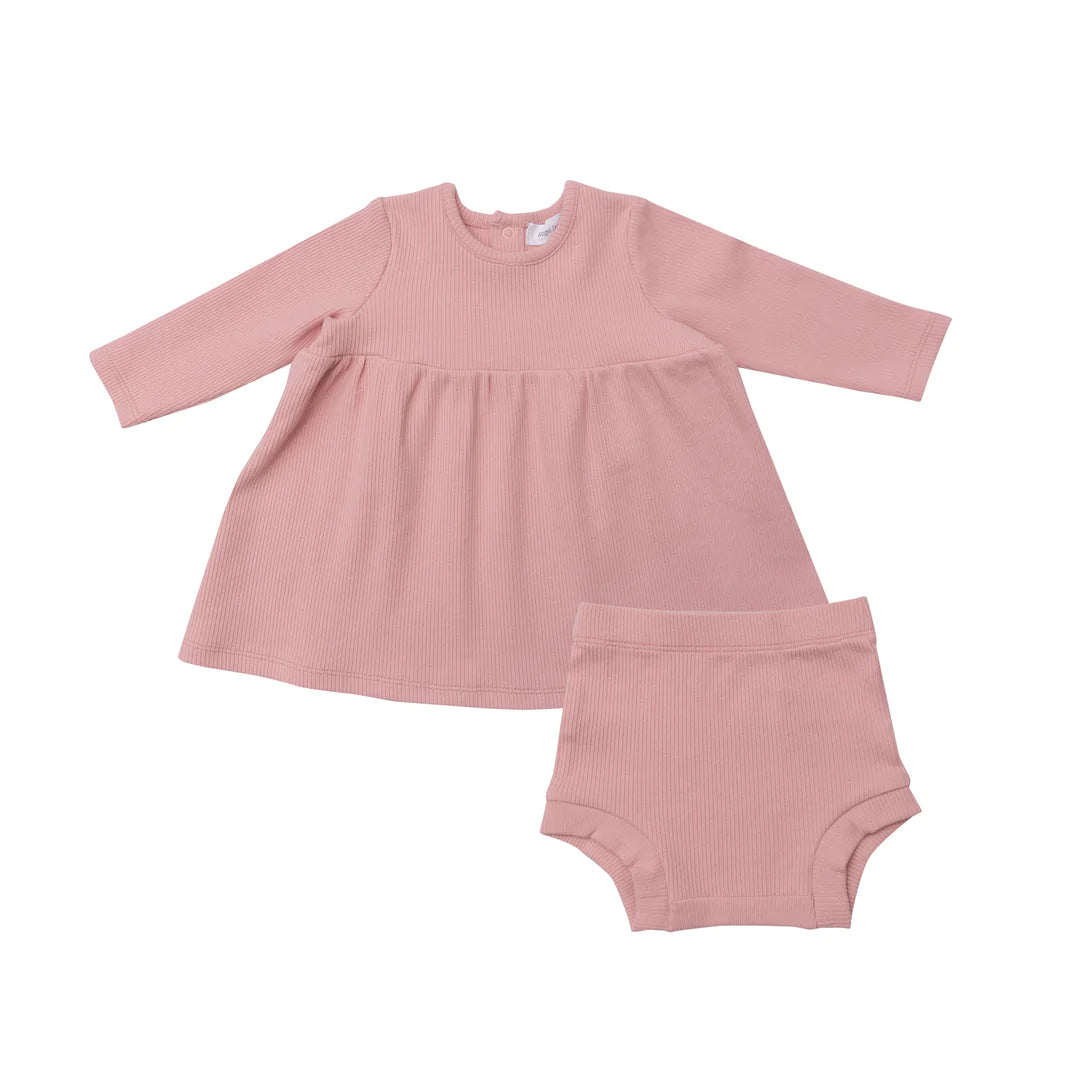 Modal Dress & Bloomer - Powder Pink