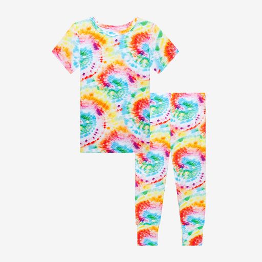 Short Sleeve Pajamas - Totally Tie Dye