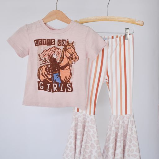 Charlotte Stripe Bell Bottoms